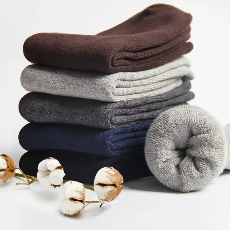 Men's Crew Socks Breathable Cotton Sports Socks 5/10 Pairs