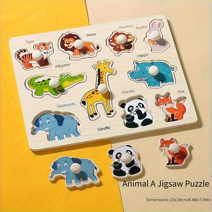 Wooden Shape Puzzle Board for Shape Matching and Learning
