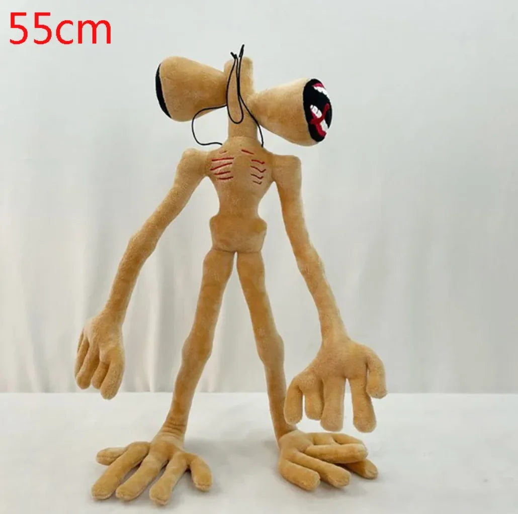Siren Head Plush Toy 30-55cm Bendable Stuffed Toy for Room Decor