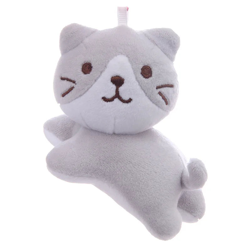 Plush Cat Keychain 12cm Cute Kitten Backpack Pendant Toy