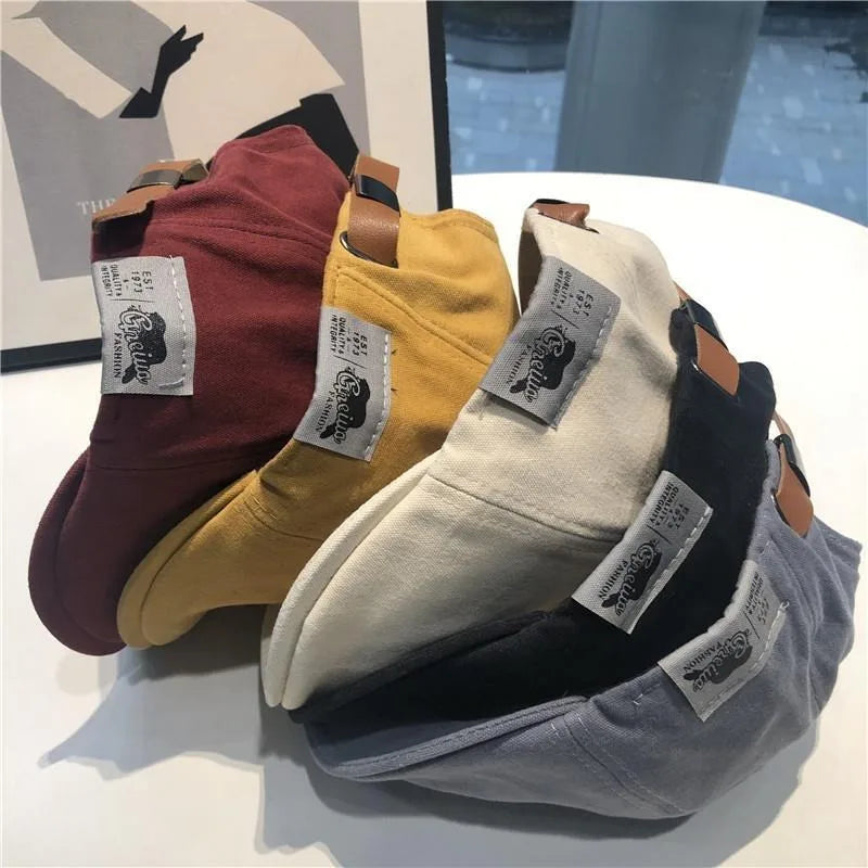 Men's Ivy Cap Cotton Flat Newsboy Hat Classic Winter Style