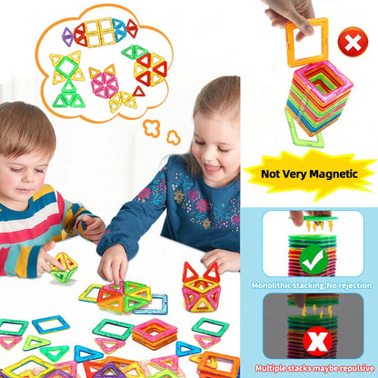 Magnetic Building Blocks STEM Construction Toys for Kids