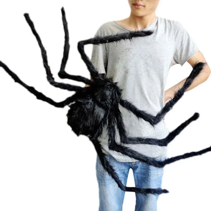 Halloween Spider Decoration – Giant Plush Spider Prop