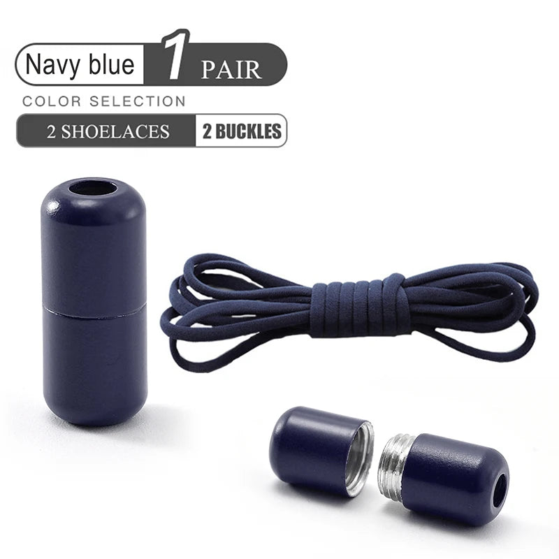 No Tie Shoelaces Elastic Quick Lock Laces for Kids & Adults