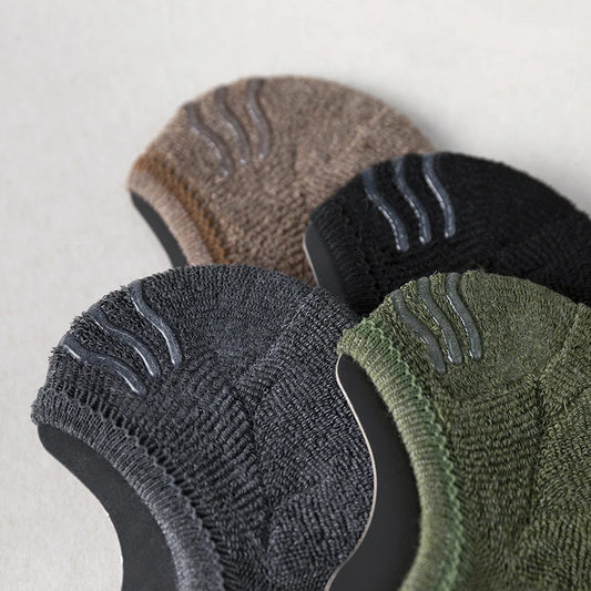 Men’s Cotton Ankle Socks 5 Pairs Breathable Low Cut Casual