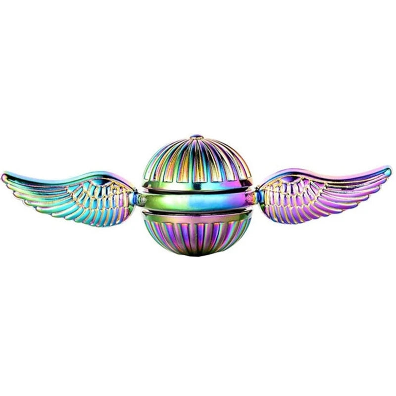 Metal Fidget Spinner Hand Spinner Antistress Toy with Angel Wing Design