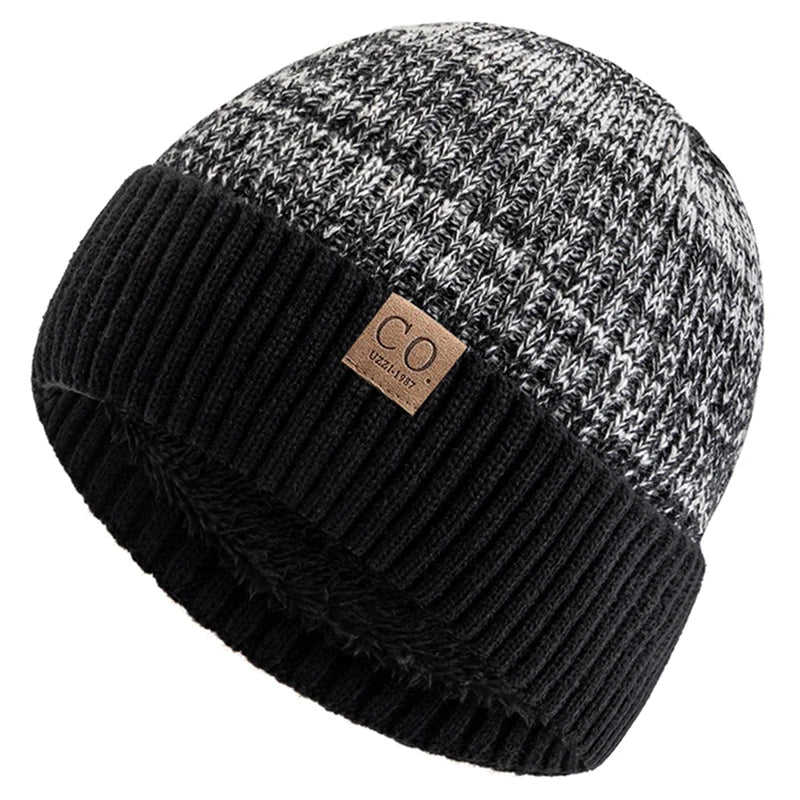 Winter Beanie – Unisex Warm Fur-Lined Knitted Hat