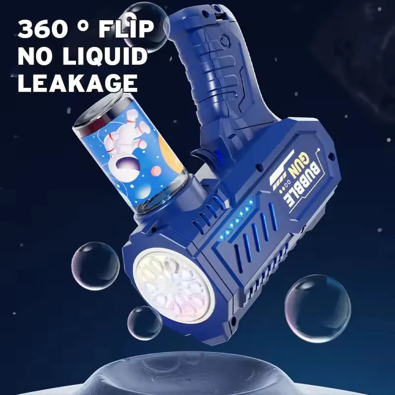 Bubble Gun Toy Automatic Bubble Blower for Kids Outdoor Play