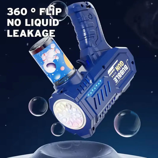 Bubble Gun Toy Automatic Bubble Blower for Kids Outdoor Play