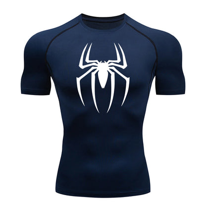 Men's Compression Shirt Quick Dry Short Sleeve Gym Running Top