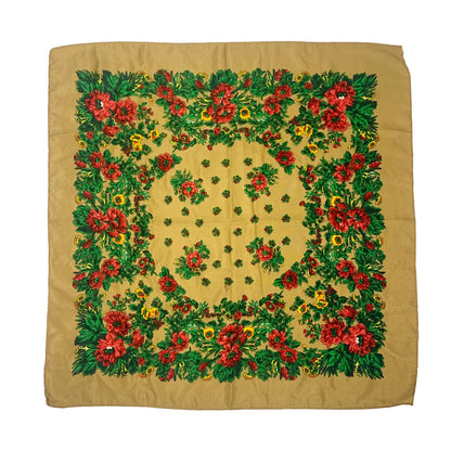 Women's Square Scarf, 70×70cm Printed Head Scarf and Bandana