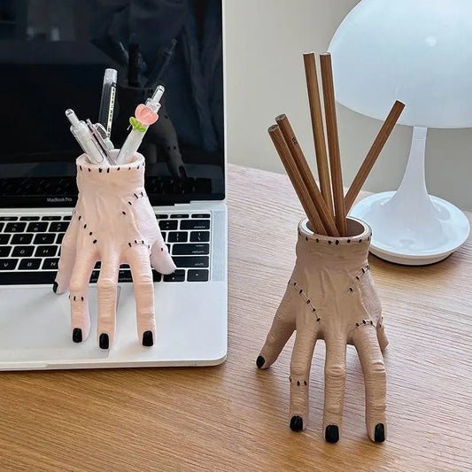 Halloween Hand Pen Holder, Horror Palm Desk Decoration