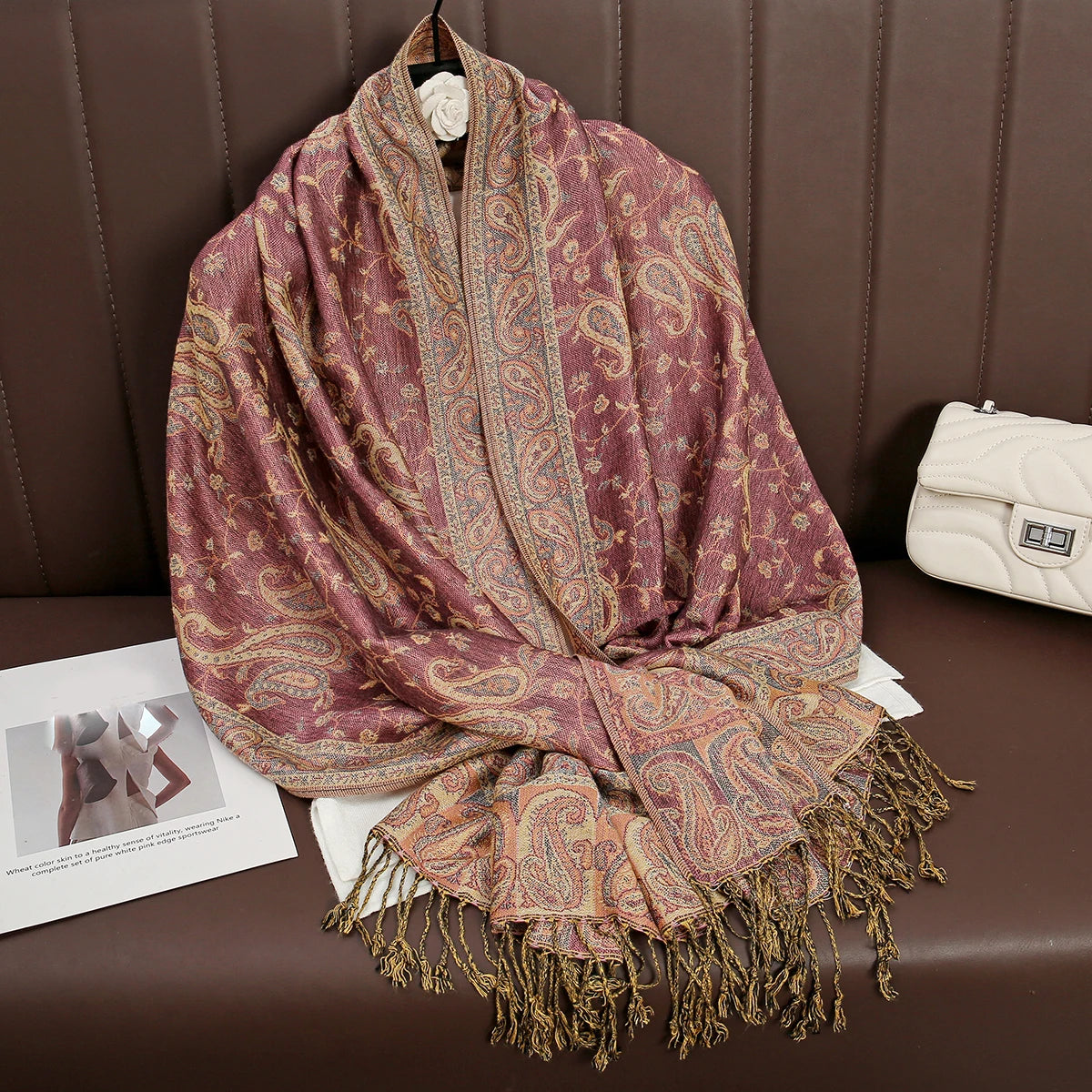Women's Winter Scarf, Soft Pashmina Shawl Wrap