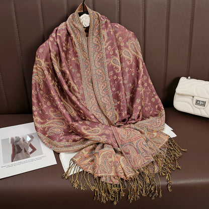 Women's Winter Scarf, Soft Pashmina Shawl Wrap