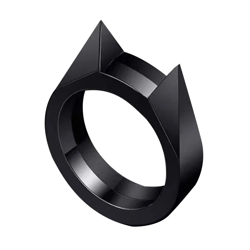 Cat Ear Ring Metal Statement Jewelry Accessory