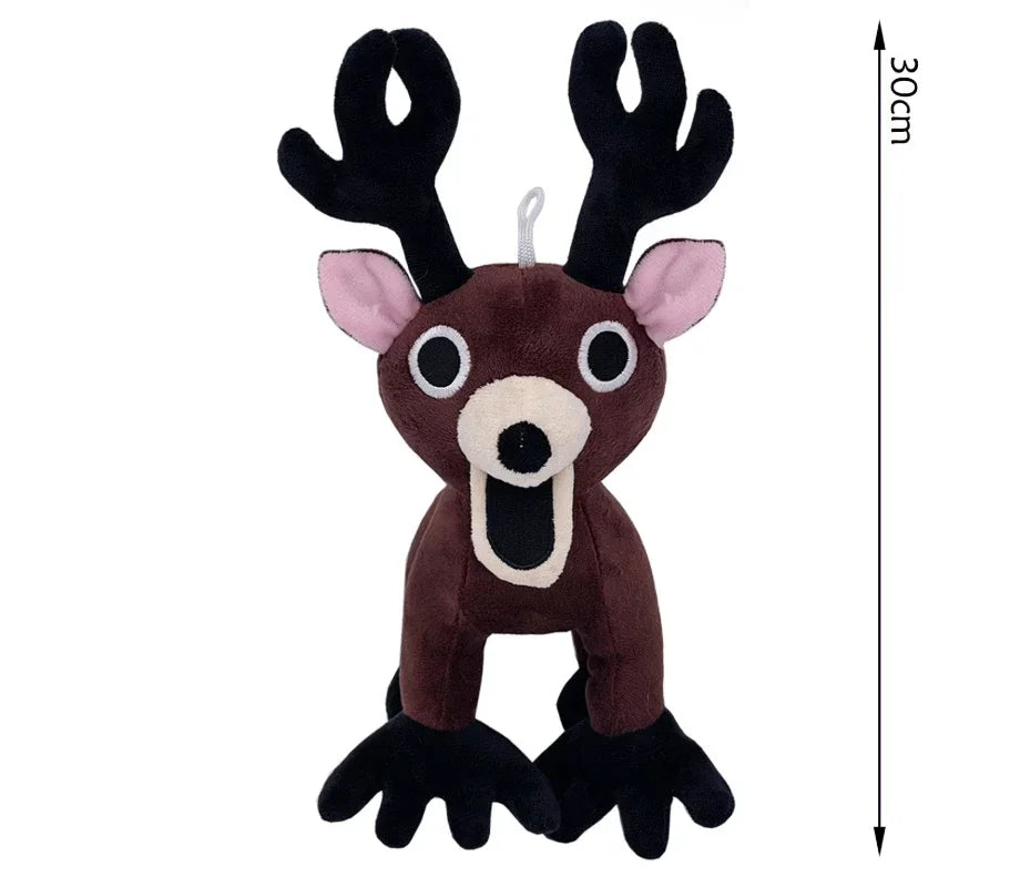 Deer Plush Toy Soft Stuffed Animal for Halloween & Christmas