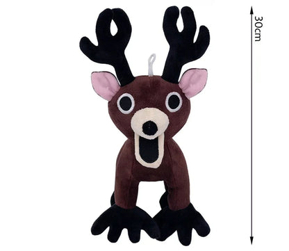 Deer Plush Toy Soft Stuffed Animal for Halloween & Christmas