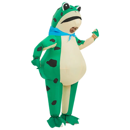 Inflatable Frog Costume – Full Body Halloween Party Suit