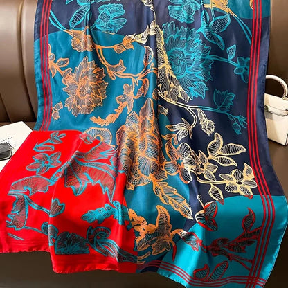 Women's Polyester Scarf, Soft Long Shawl for Beach & Everyday Wear