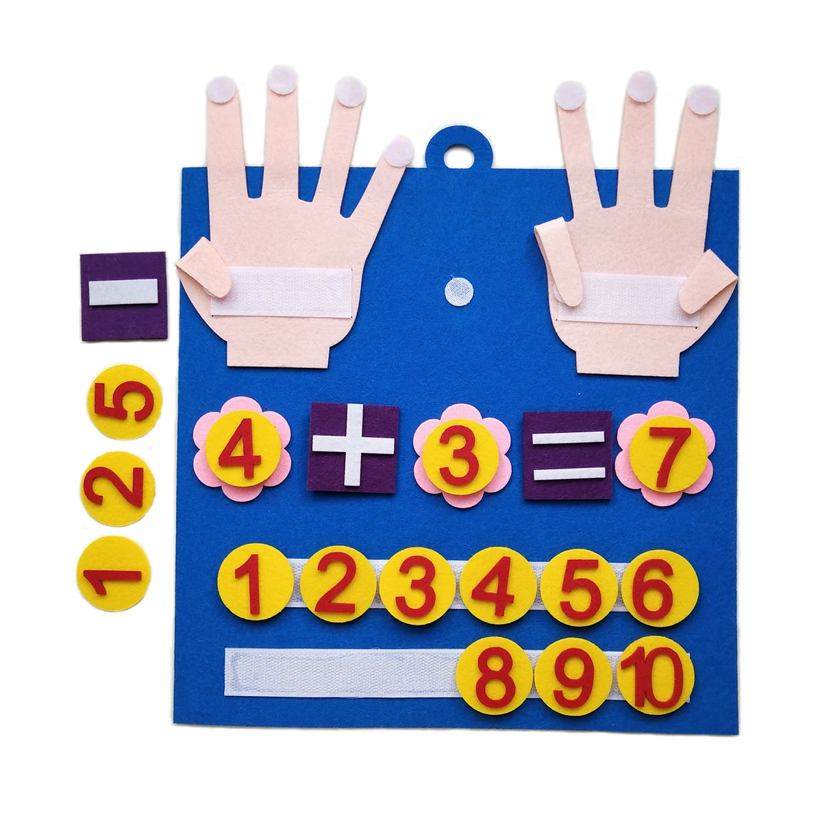 Montessori Math Toy for Toddlers – Felt Counting and Number Learning Game