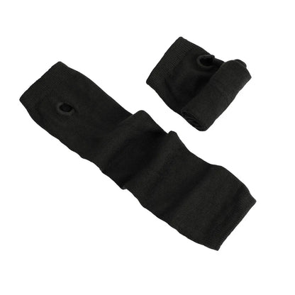 Fingerless Arm Warmers, Long Knitted Winter Gloves for Men & Women