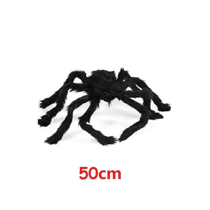 Halloween Spider Decoration, Giant Plush Spider Web Prop