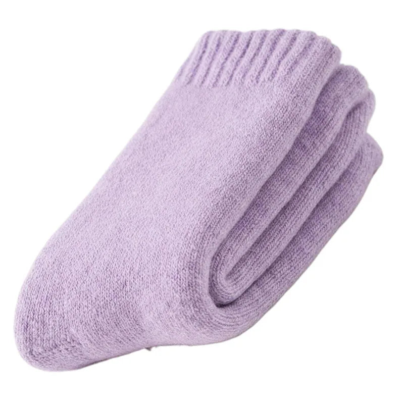 Men's Winter Socks Thick Warm Wool Blend Cold Weather Socks