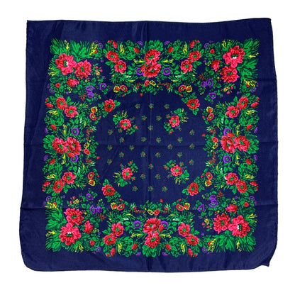 Women's Square Scarf, 70×70cm Printed Head Scarf and Bandana
