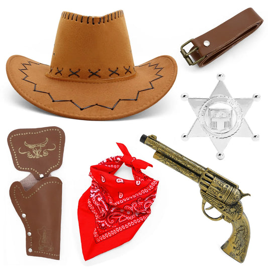 Cowboy Costume Accessories – Women's Western Outfit Set
