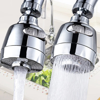 Kitchen Faucet Extender 360° Rotating Water Flow Adapter