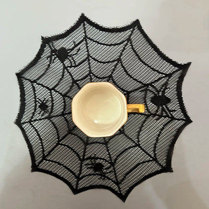 Halloween Tablecloth 30cm Black Spider Table Runner Decoration