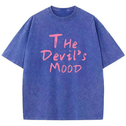 Women’s Oversized T-Shirt Washed Cotton Graphic Print