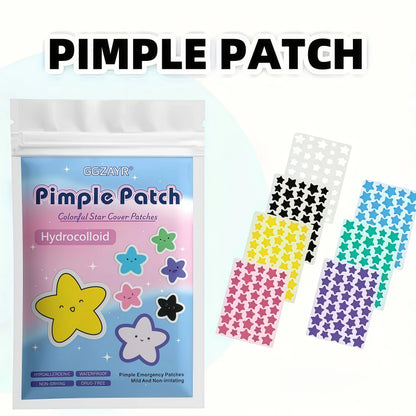 Hydrocolloid Acne Patch Star-Shaped Invisible Pimple Dots