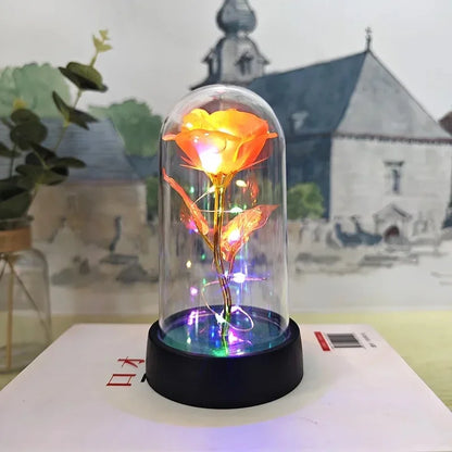 Artificial Rose LED Light Flower for Valentine’s Day Wedding Decor