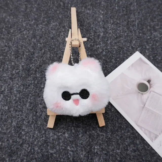 Plush Keychain Cute Character Pendant for Bags, Keys and Gifts