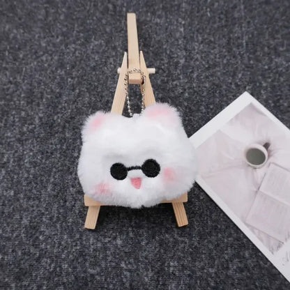 Plush Keychain Cute Character Pendant for Bags, Keys and Gifts