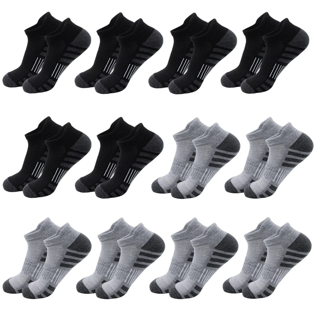 Athletic Ankle Socks – Cushioned Breathable Running Sports Socks