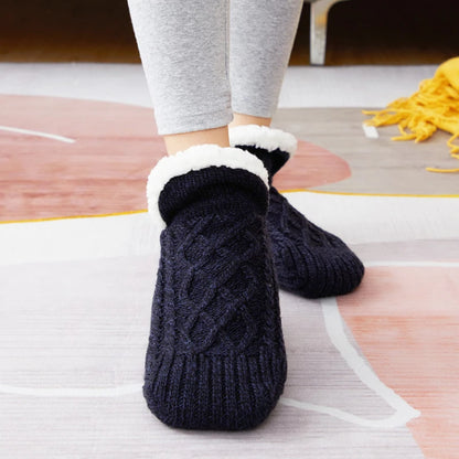 Men's Slipper Socks Warm Fuzzy Non-Slip Thermal Winter Socks
