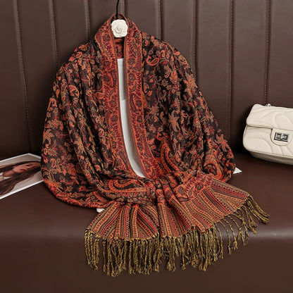 Women's Winter Scarf, Soft Pashmina Shawl Wrap
