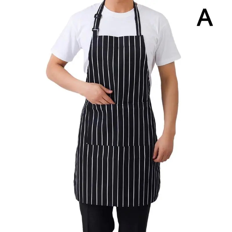 Kitchen Apron with 2 Pockets Adjustable Chef Cooking Apron