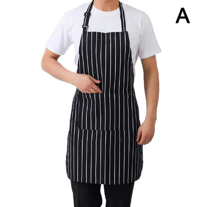 Kitchen Apron with 2 Pockets Adjustable Chef Cooking Apron