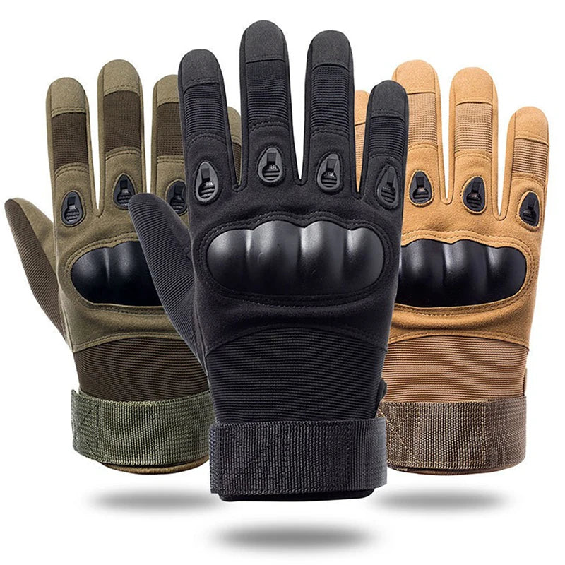 Tactical Gloves Full Finger Hard Shell Outdoor Cycling Gloves