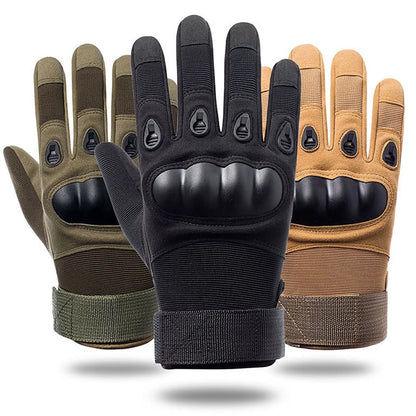 Tactical Gloves Full Finger Hard Shell Outdoor Cycling Gloves