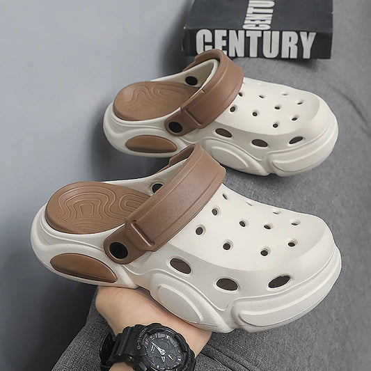 Men's Beach Sandals Non-Slip Breathable Summer Casual Slippers
