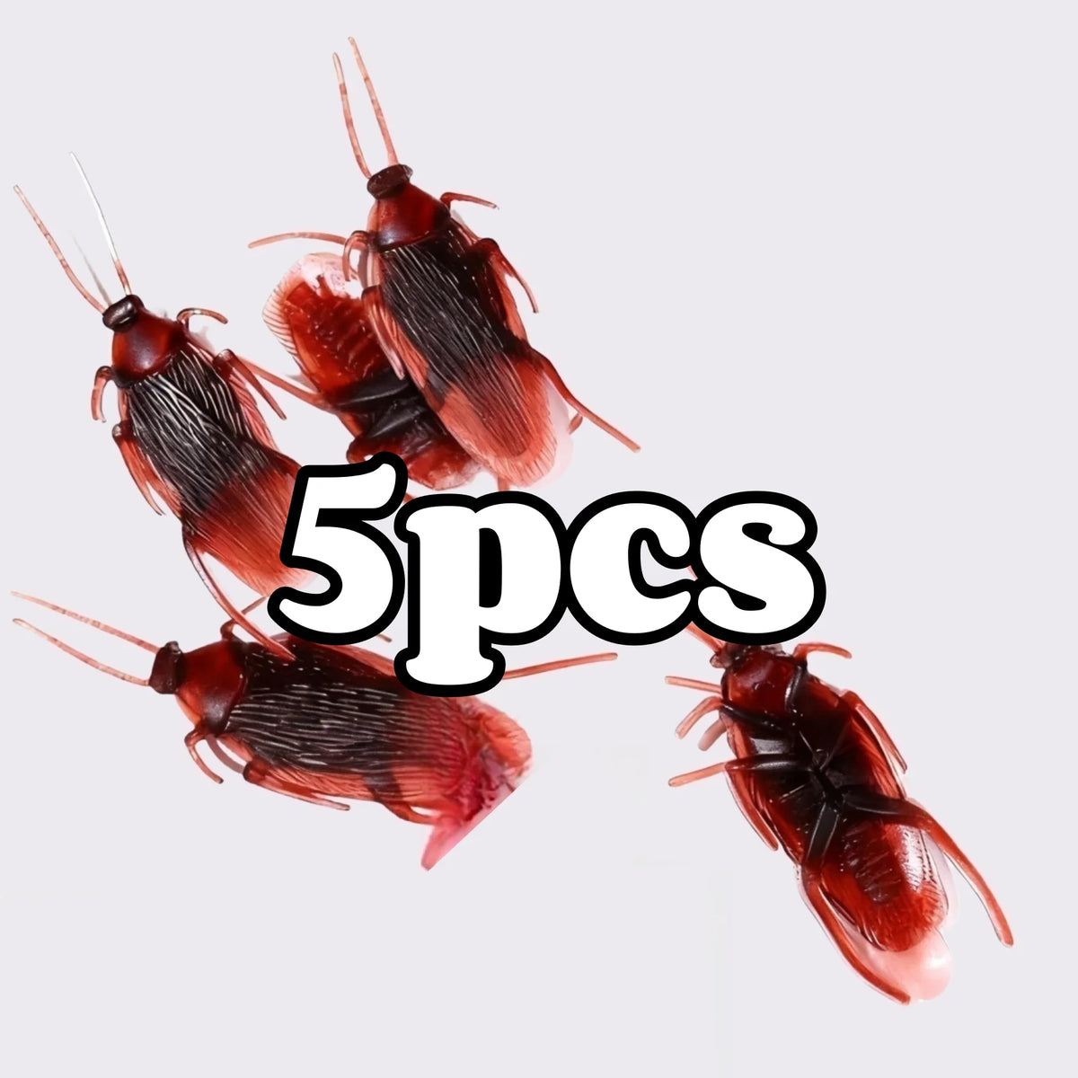 Fake Cockroach Toy 50PCS Realistic Halloween Prank Bugs