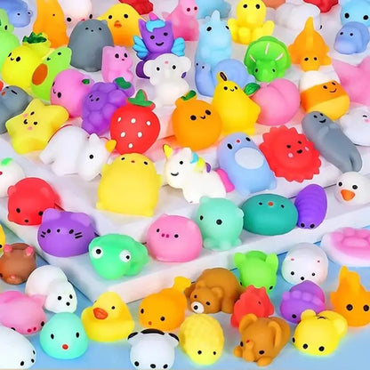 20 Pcs Animal Stress Relief Toys, Soft Rubber Fidget Animals