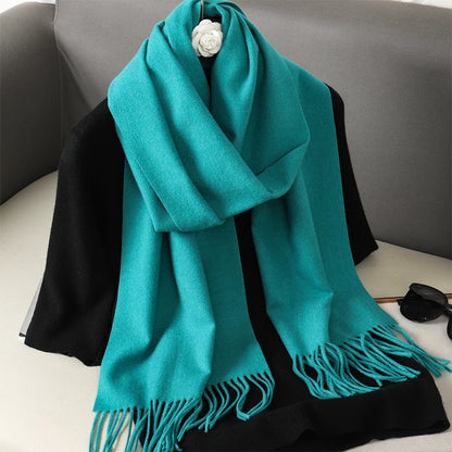 Women's Winter Scarf – Long Warm Solid Shawl Wrap