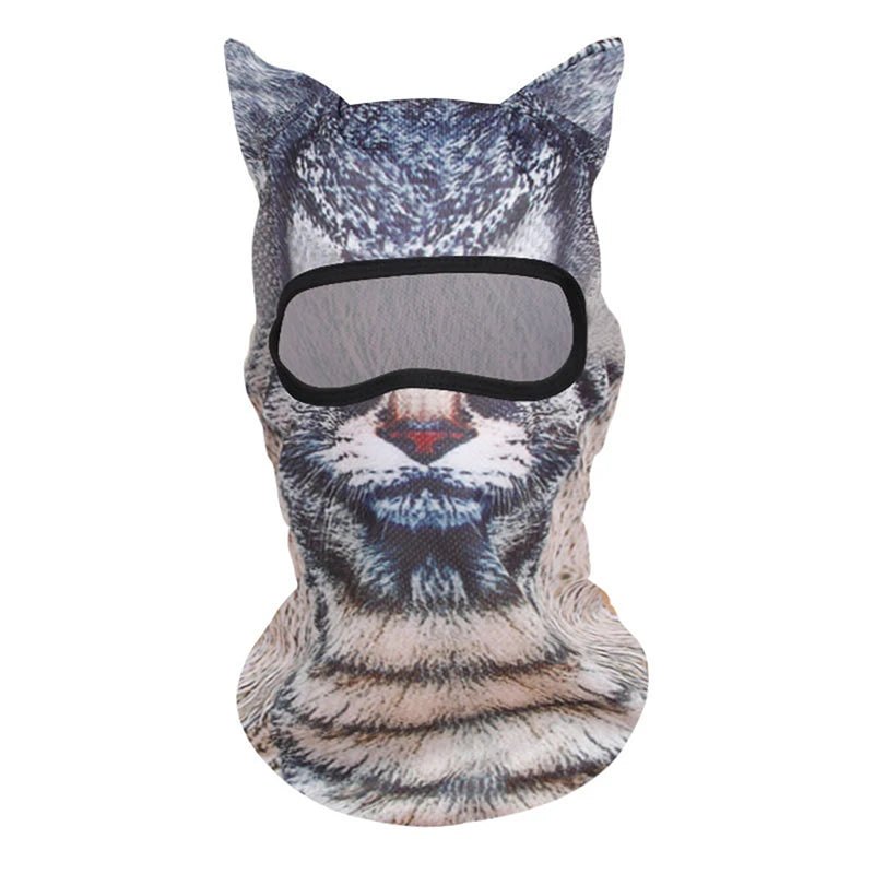 Animal Face Balaclava 3D Full Face Ski Motorcycle Hood