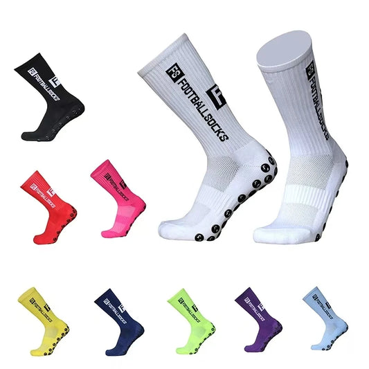Anti Slip Soccer Socks Football Grip Sports Socks for Men & Women