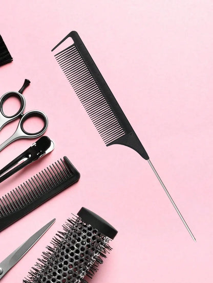 Stainless Steel Tail Comb Pointed Hair Sectioning & Wig Styling Comb